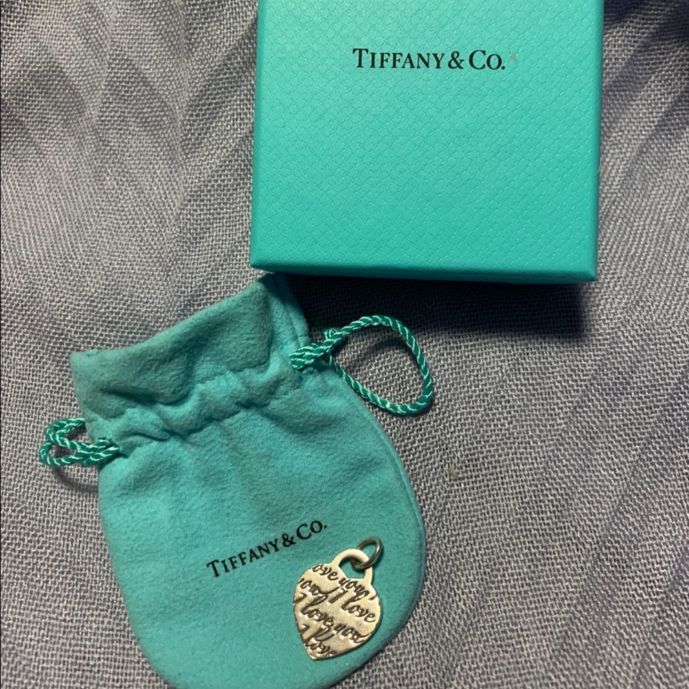 Tiffany & Co. “I love you” heart tag pendant